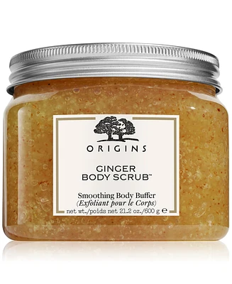 Origins Ginger Body Scrub Smoothing Body Buffer, 21.2 oz.