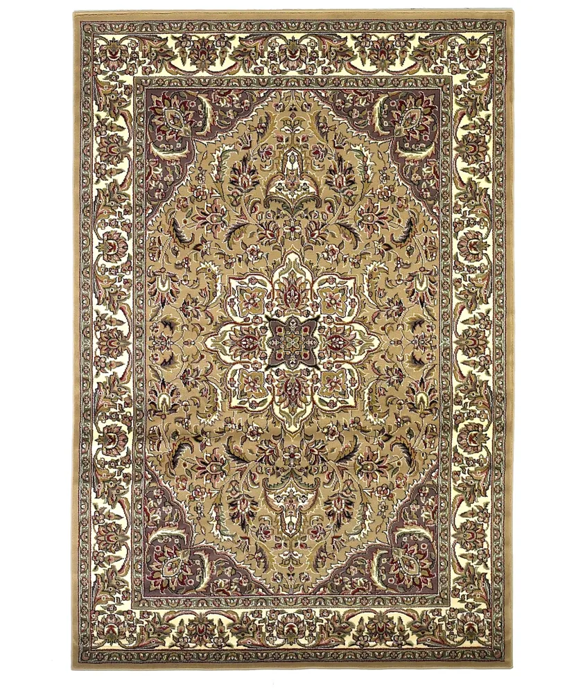 Kas Cambridge Kashan Medallion 7'7" Round Area Rug