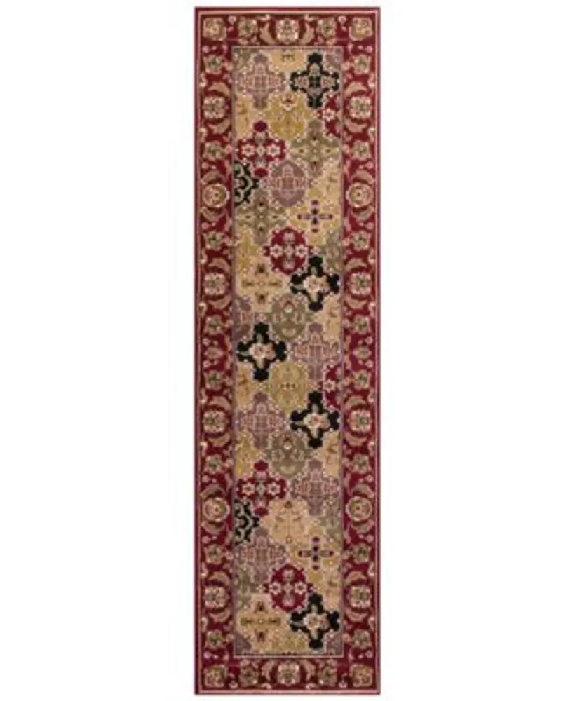 Kas Cambridge Panel 7325 Red Area Rug