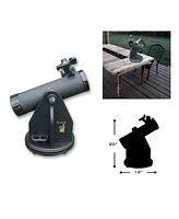 Galileo 500 X 80 Swivel Base Dobsonian Table Top Telescope and Red Dot Finder Scope