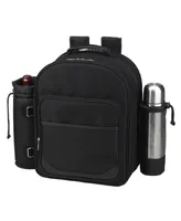 Picnic at Ascot Deluxe 2 Person Picnic, Coffee Backpack Cooler with Wine Pouch