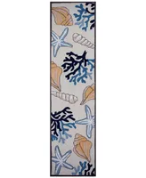 Kas Sonesta Seashore 2036 Ivory 2' x 7'6" Runner Area Rug