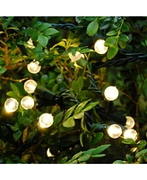 Lumabase 70 Warm White Plastic Globes Electric String Lights