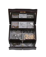 Mele & Co. Davina Locking Wooden Jewelry Box