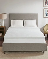 Sleep Philosophy 3" Memory Foam Full Mattress Topper with 3M Moisture Management