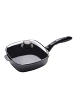 Swiss Diamond Hd Square Saute Pan with Lid - 8" x 8" , 2.1 Qt