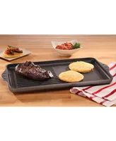 Swiss Diamond Hd Double Burner Grill/Griddle Combo - 17" x 11"