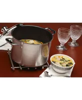 Swiss Diamond Nonstick Clad Stock Pot w/ Lid - 9.5" , 7.9 Qt.