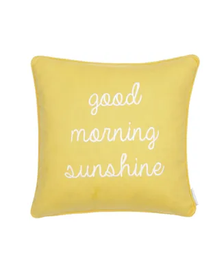 Levtex Riley Good Morning SunshineDecorative Pillow, 18" x 18"