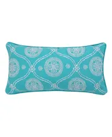 Levtex Mackenzie Embroidered Decorative Pillow, 12" x 24"