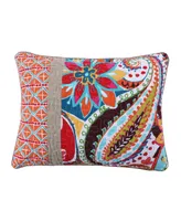 Levtex Rhapsody Pieced Quilted Decorative Pillow, 14" x 18"