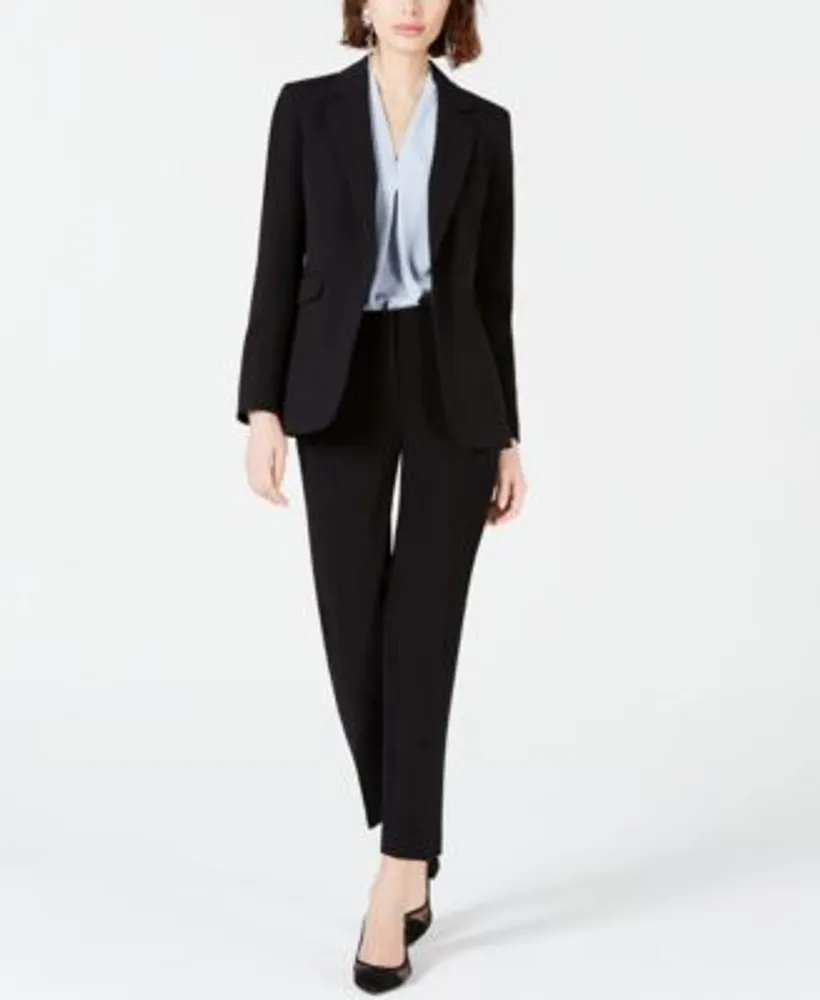 Bar Iii Womens One Button Jacket Straight Leg Pants Blouse Created For Macys