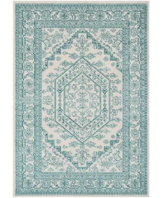 Safavieh Adirondack Ivory and Teal 5'1" x 7'6" Area Rug