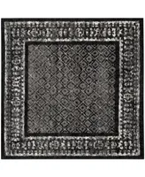 Safavieh Adirondack Silver and 6' x 6' Square Area Rug