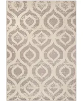 Safavieh Amsterdam AMS107 Ivory and Mauve 4' x 6' Outdoor Area Rug