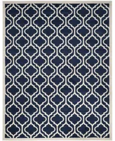 Safavieh Amherst AMT402 Navy and Beige 8' x 10' Area Rug