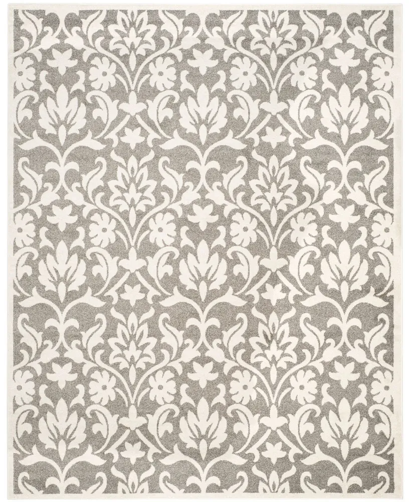 Safavieh Amherst AMT424 Dark Gray and Beige 8' x 10' Area Rug