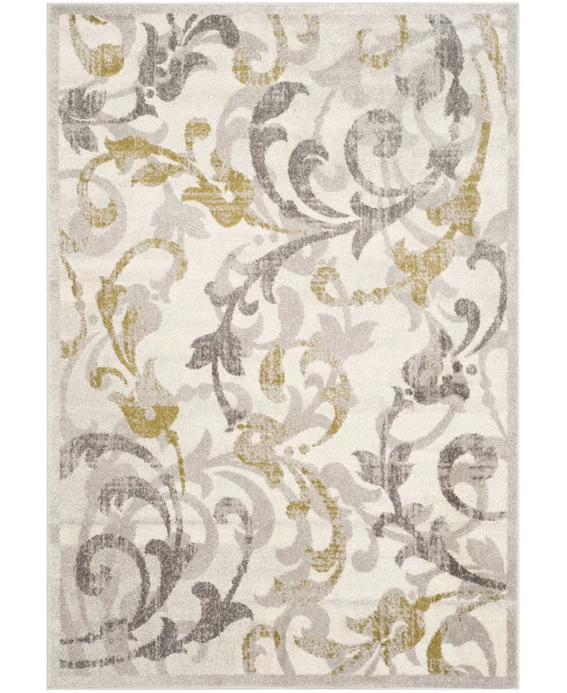 Safavieh Amherst AMT428 Ivory and Light Gray 5' x 8' Area Rug