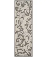 Safavieh Amherst AMT428 Ivory and Grey 2'3" x 7' Runner Area Rug