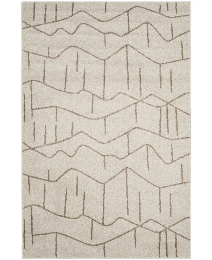 Safavieh Amherst AMT429 Ivory and Gray 4' x 6' Area Rug