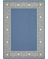 Safavieh Courtyard CY5143 Blue and Beige 8' x 11' Sisal Weave Outdoor Area Rug