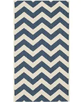 Safavieh Courtyard CY6244 Navy and Beige 2'7" x 5' Sisal Weave Outdoor Area Rug