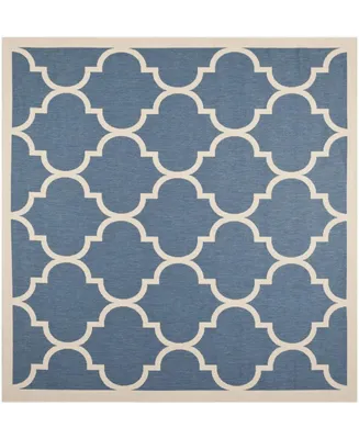 Safavieh Courtyard CY6914 and Beige 7'10" x 7'10" Square Outdoor Area Rug