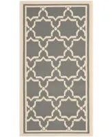 Safavieh Courtyard CY6916 Anthracite and Beige 2' x 3'7" Outdoor Area Rug