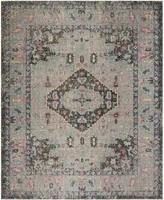 Safavieh Courtyard CY7059 Light Gray and Anthracite 5'3" x 7'6" Outdoor Area Rug