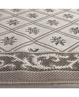 Safavieh Courtyard CY7427 Beige and Dark Beige 2'3" x 6'7" Sisal Weave Runner Outdoor Area Rug