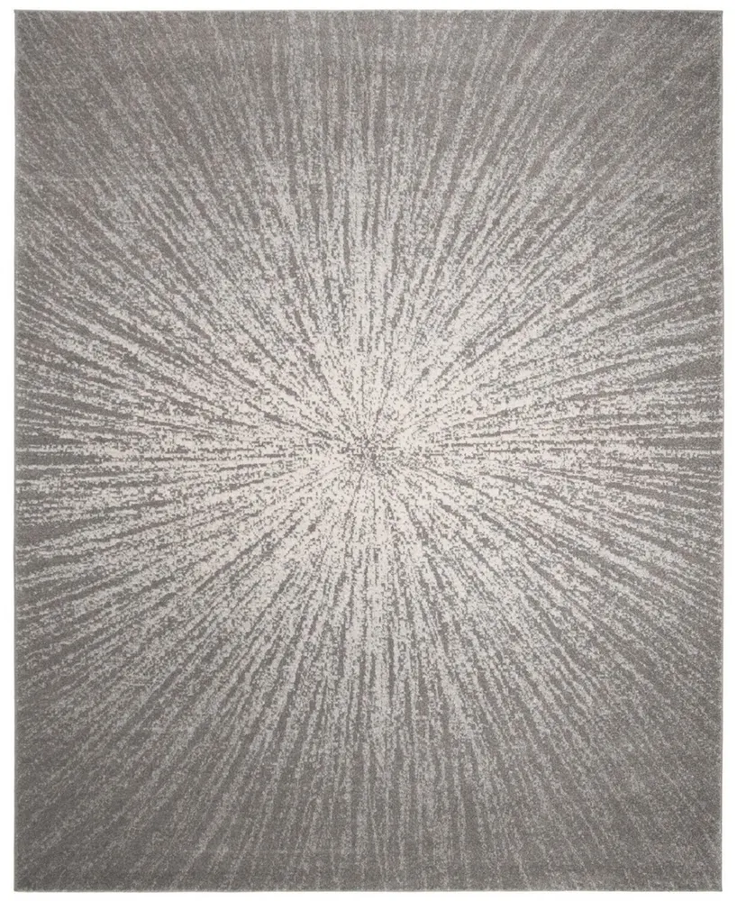 Safavieh Evoke EVK228 Dark Gray and Ivory 8' x 10' Area Rug