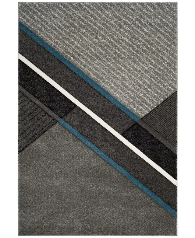 Grady 2' X 3'7 Indoor/outdoor Rug - Light Gray/teal - Safavieh : Target