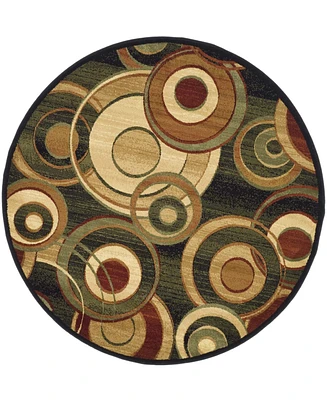 Safavieh Lyndhurst LNH225 and Multi 5'3" x 5'3" Round Area Rug