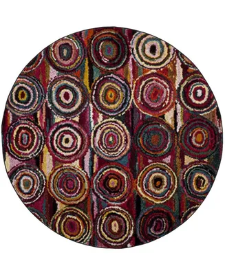 Safavieh Aruba ARB504 Multi 6'7" x 6'7" Round Area Rug