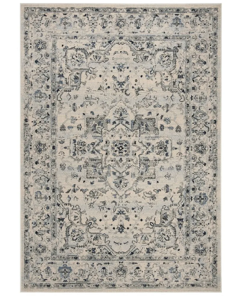 Safavieh Charleston CHL411 Ivory and Light Blue 5'3" x 7'6" Area Rug