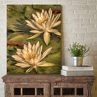 Courtside Market Lotus Dream Gallery-Wrapped Canvas Wall Art - 16" x 20"