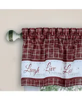 Achim Live Love Laugh Tier & Valance Set