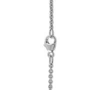 Arabella Cubic Zirconia 16" Collar Necklace in Sterling Silver