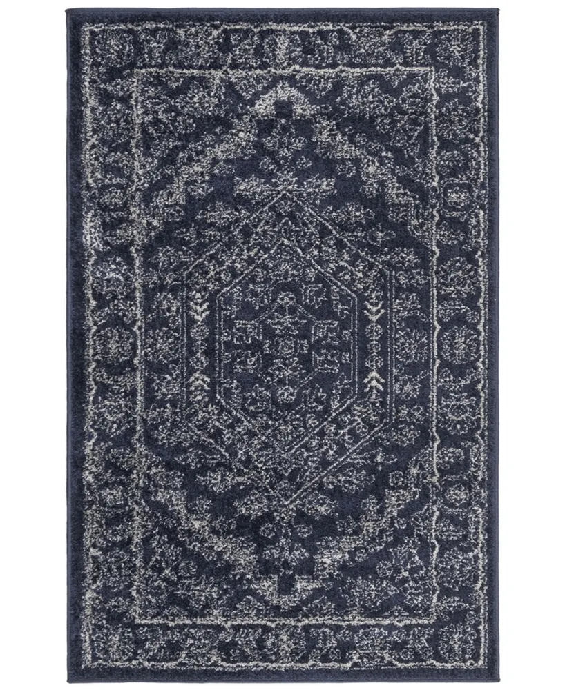 Safavieh Adirondack 108 Navy and Ivory 2'6" x 4' Area Rug