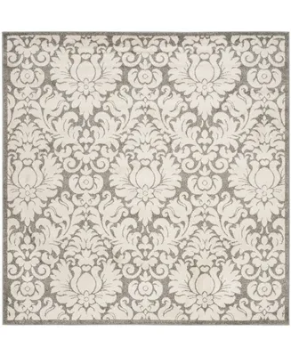 Safavieh Amherst AMT427 Dark Gray and Beige 9' x 9' Square Area Rug