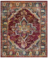 Safavieh Crystal CRS508 Ruby and Navy 9' x 12' Area Rug