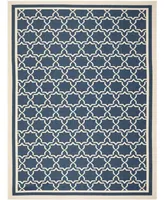 Safavieh Courtyard CY6916 Navy and Beige 9' x 12' Sisal Weave Outdoor Area Rug