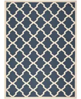 Safavieh Courtyard CY6903 Navy and Beige 9' x 12' Sisal Weave Outdoor Area Rug