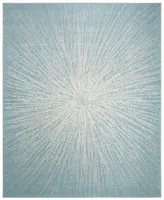 Safavieh Evoke EVK228 Aqua and Ivory 9' x 12' Area Rug