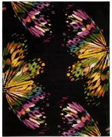 Safavieh Fiesta FSG368 Black and Yellow 9' x 12' Area Rug