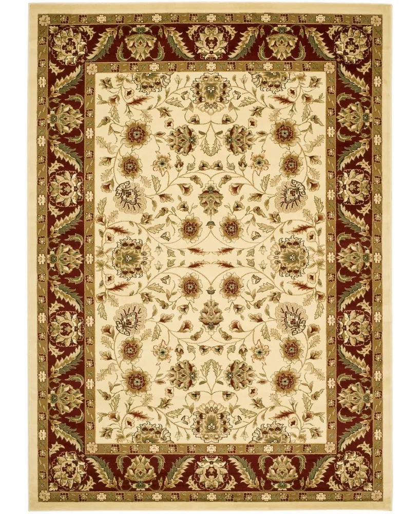 Safavieh Lyndhurst LNH215 Ivory and Red 9' x 12' Area Rug