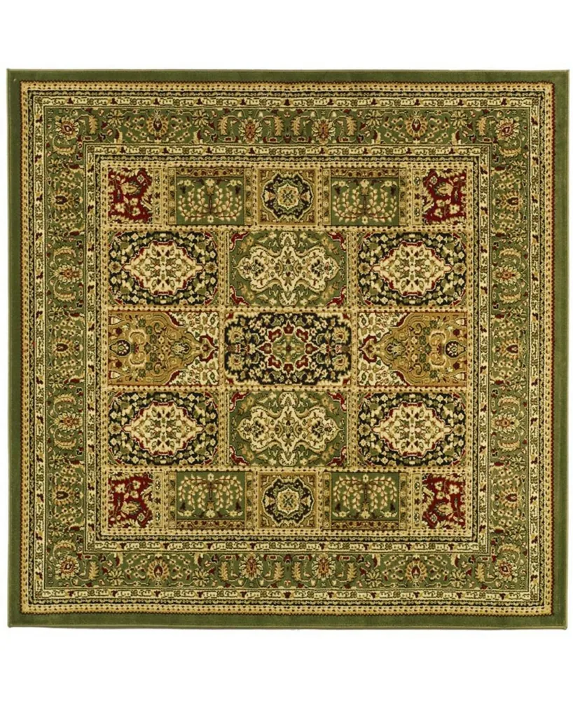 Safavieh Lyndhurst LNH217 Multi and Green 10' x 10' Square Area Rug