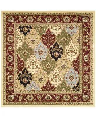 Safavieh Lyndhurst LNH320 Multi and Red 8' x 8' Square Area Rug