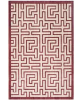 Safavieh Infinity INF587 Yellow and Red 8' x 10' Area Rug