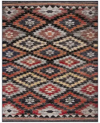 Safavieh Montage MTG246 Rust and Multi 9' x 12' Outdoor Area Rug